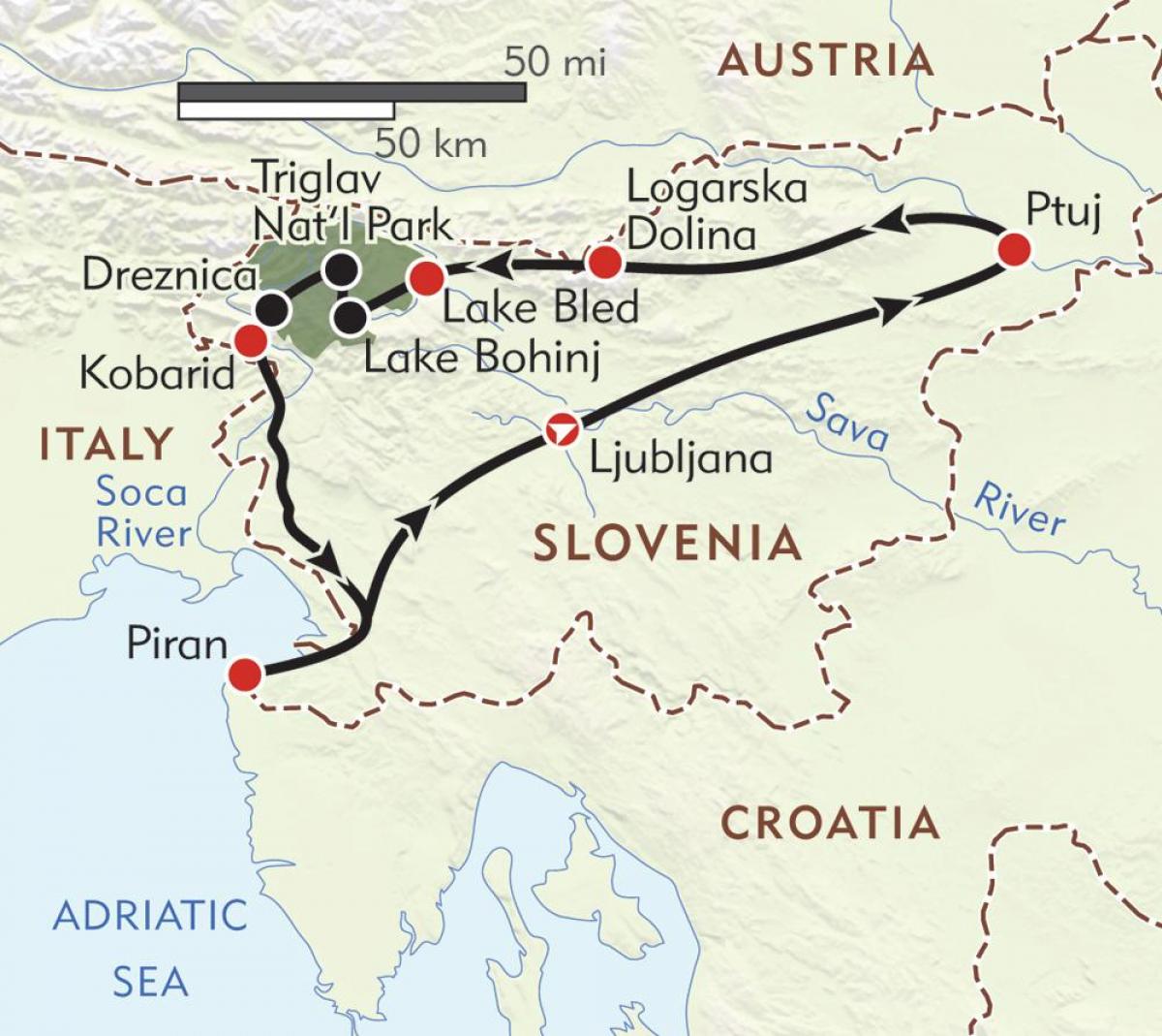 Karte piran Slowenien