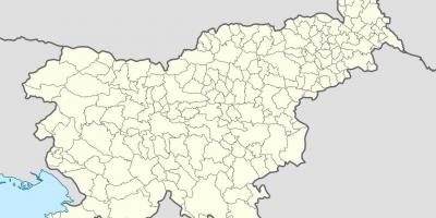 Slowenien auf der Karte