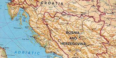 Die Karte zeigt Slowenien